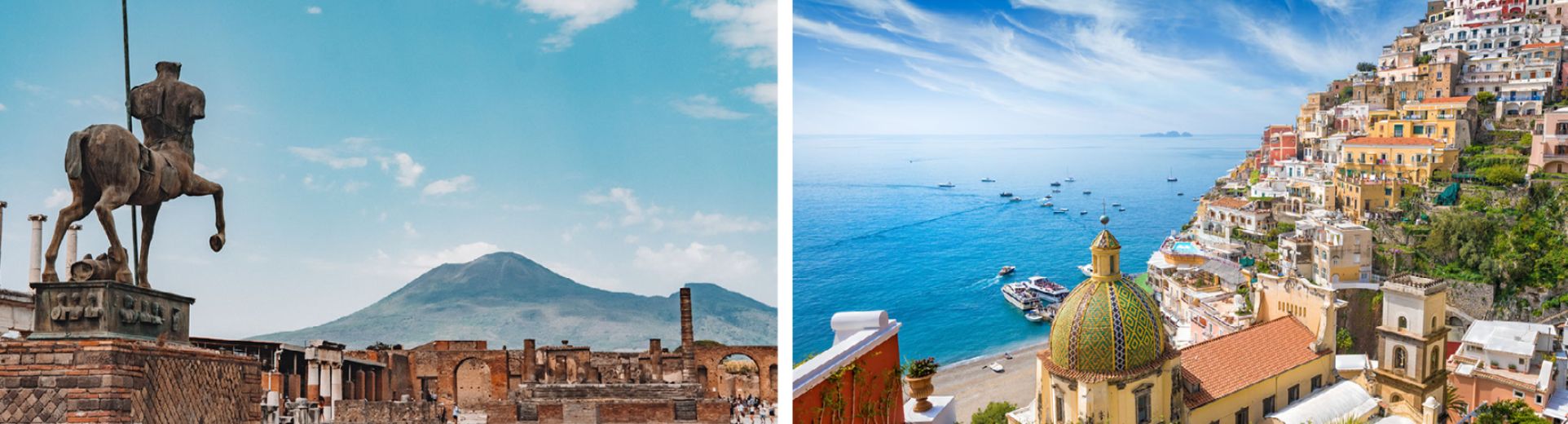 Excursión de un día a Pompeya y la costa de Amalfi